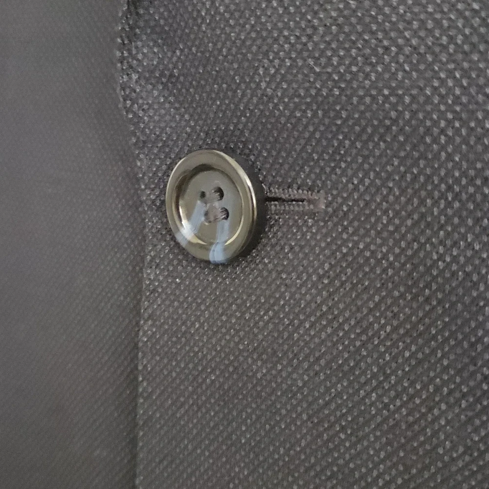 Classic Wool Navy Blue Men's Suit - Picture 6 of 8